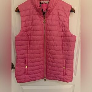 Lilly Pulitzer Pink Quilted Women's Vest